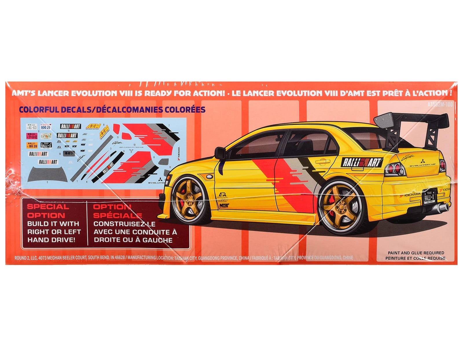 Skill 2 Model Kit 1995 Mitsubishi Lancer Evolution VIII 1/25 Scale Model by AMT - Image 3