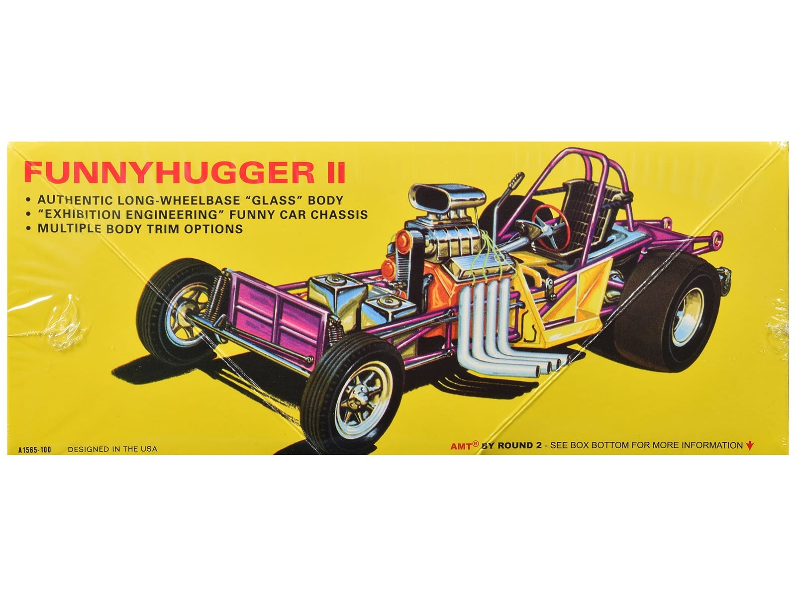 Skill 2 Model Kit of Chevrolet Camaro Funny Car "Funny Hugger II" 1/25 Scale Model by AMT - Image 3