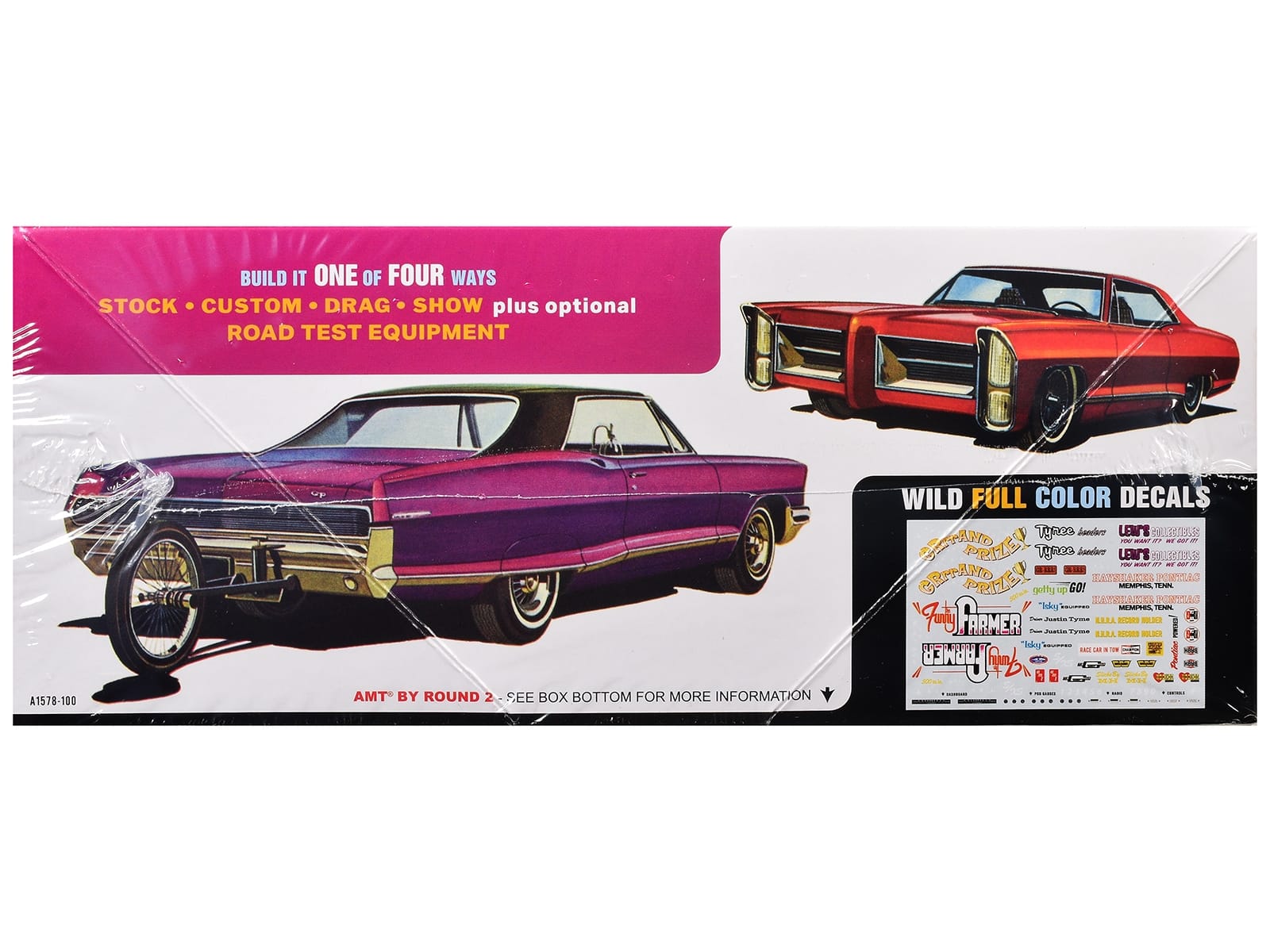 Skill 2 Model Kit of 1965 Pontiac Grand Prix Show 'N' Go 1/25 Scale Model by AMT - Image 2