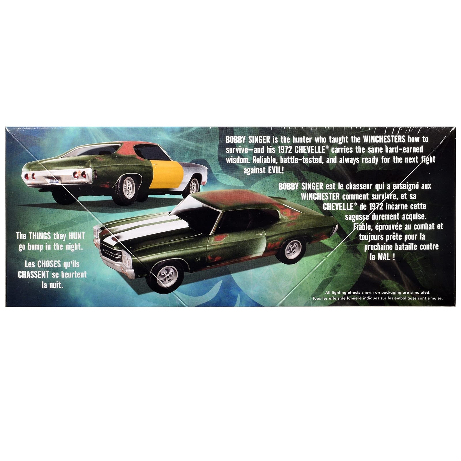 Skill 2 Model Kit 1972 Chevrolet Chevelle SS "Supernatural" (2005-2020) TV Series 1/25 Scale Model by AMT - Image 2