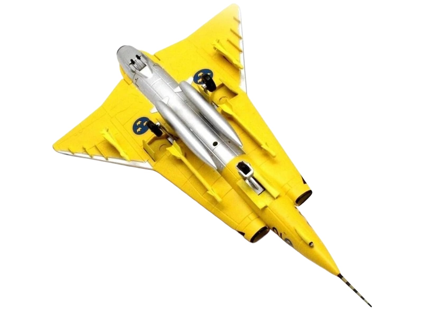 Saab J35J Draken Fighter Aircraft "43-10 3 "Johan Gul" Squadron 10 Wing Final Flight Livery" (1997) Swedish Air Force 1/72 Diecast Model Airplane by Aviation 72 - Image 5