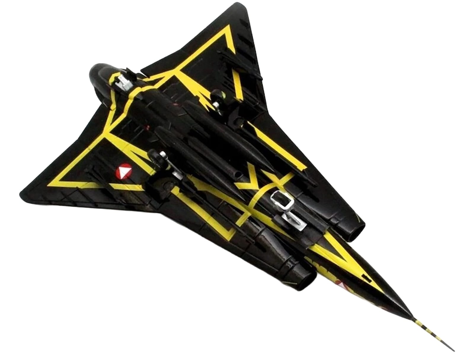Saab Draken Fighter Aircraft "21 Draken 45th Anniversary Dragon Knights Retirement Livery" (2005) Austrian Air Force 1/72 Diecast Model Airplane by Aviation 72 - Image 5