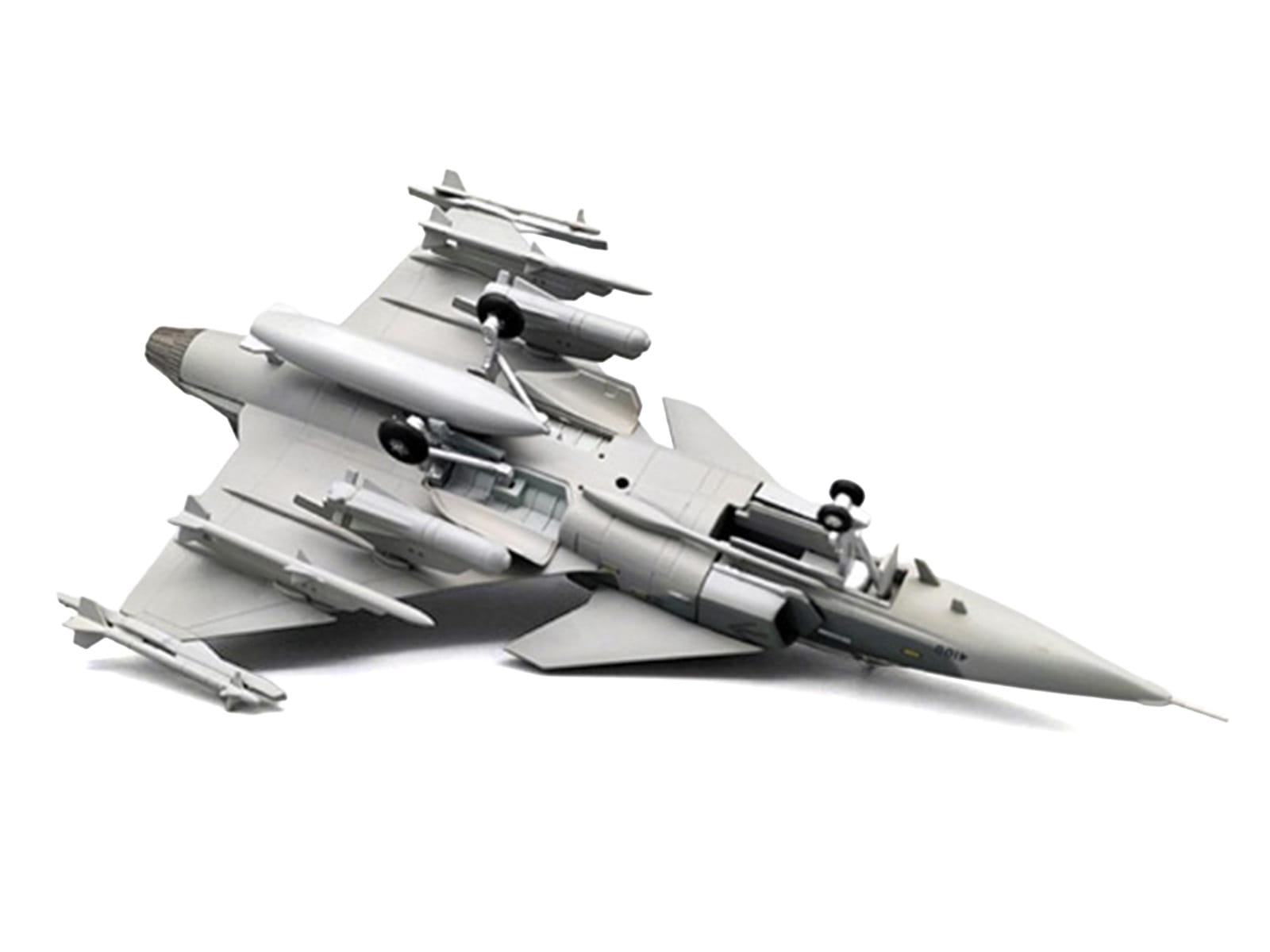 Saab JAS 39A Gripen Fighter Aircraft "131 F 7 Wing Cat's Paw Livery Satenas Air Base" (2006) Swedish Air Force 1/72 Diecast Model Airplane by Aviation 72 - Image 3