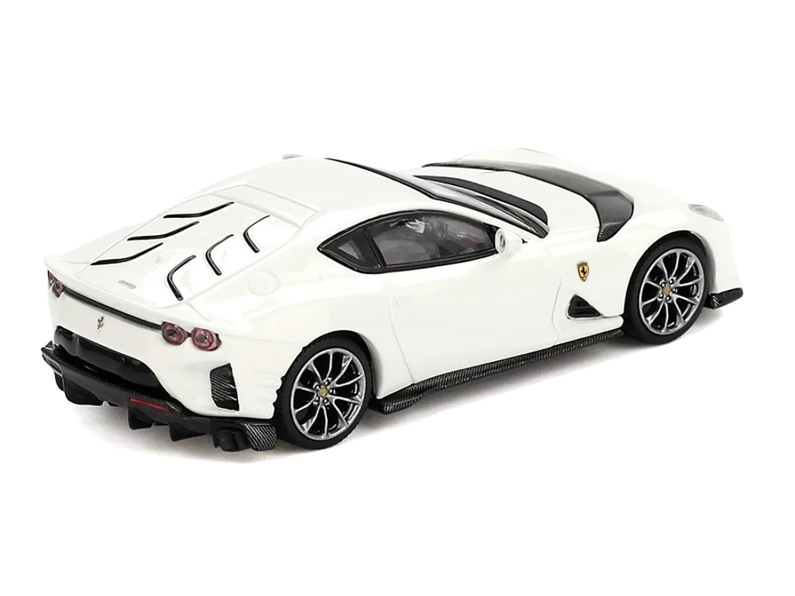 Ferrari 812 Competizione Bianco Avus White 1/64 Diecast Model Car by BBR - Image 3