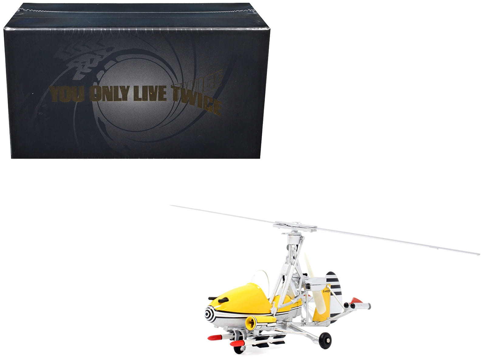 Little Nellie Gyrocopter Yellow James Bond 007 "You Only Live Twice" (1967) Movie Diecast Model by Corgi