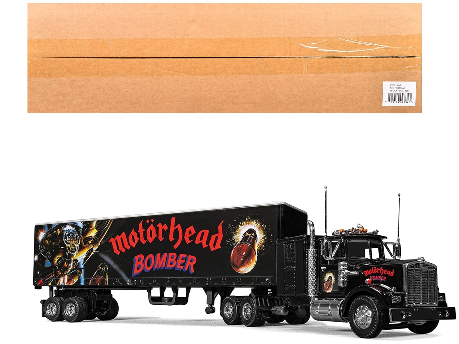 "Motorhead Bomber" Transport Truck Black 1/50 Diecast Model by Corgi - Image 5