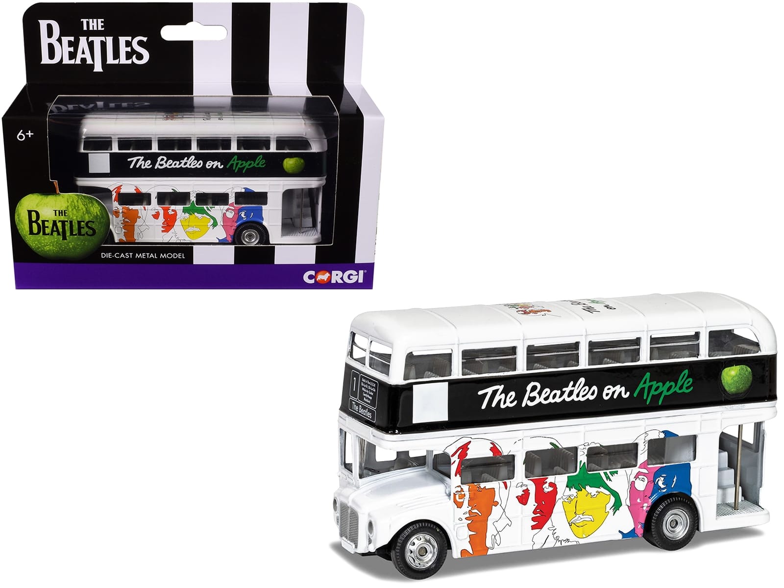 The Beatles London Double Decker Bus "The White Album" White Diecast Model Car by Corgi - Image 2
