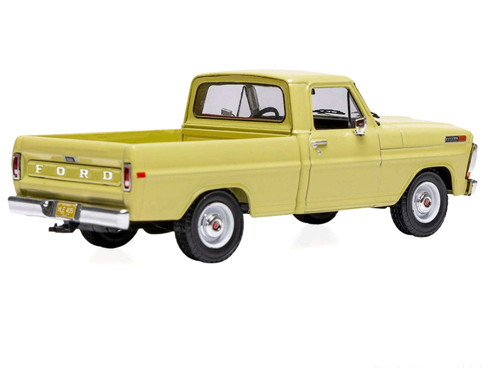 1970 Ford F-100 Pickup Truck Yellow 1/43 Diecast Model by IXO Models - Image 3
