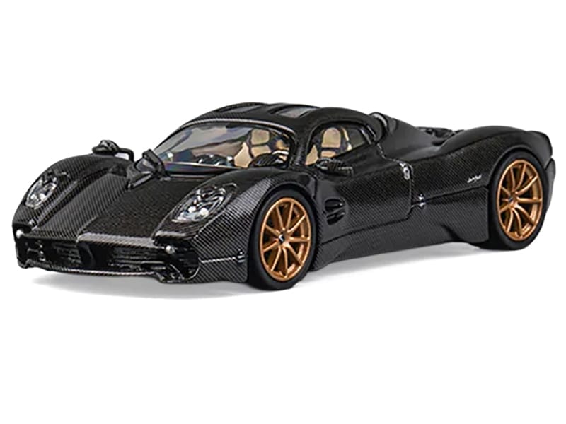 Pagani Utopia Full Carbon with Gold Wheels 1/64 Diecast Model Car by CM Model - Image 2