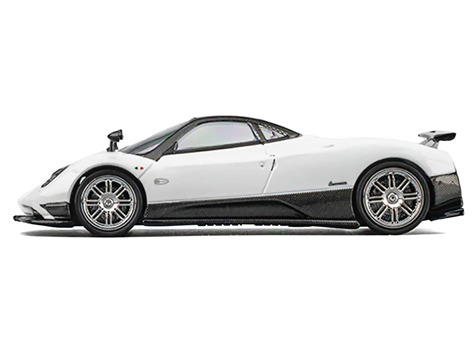 Pagani Zonda F Pearl White with Black Top 1/64 Diecast Model Car by CM Model - Image 2