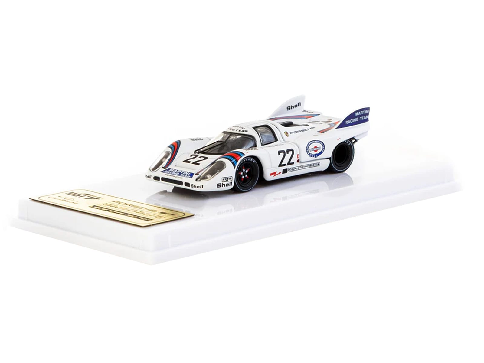 Porsche 917K #22 Gijs van Lennep - Helmut Marko "Martini Racing" Winner "24 Hours of Le Mans" (1971) "Curitiba64" Series 1/64 Diecast Model Car by Tarmac Works - Image 2
