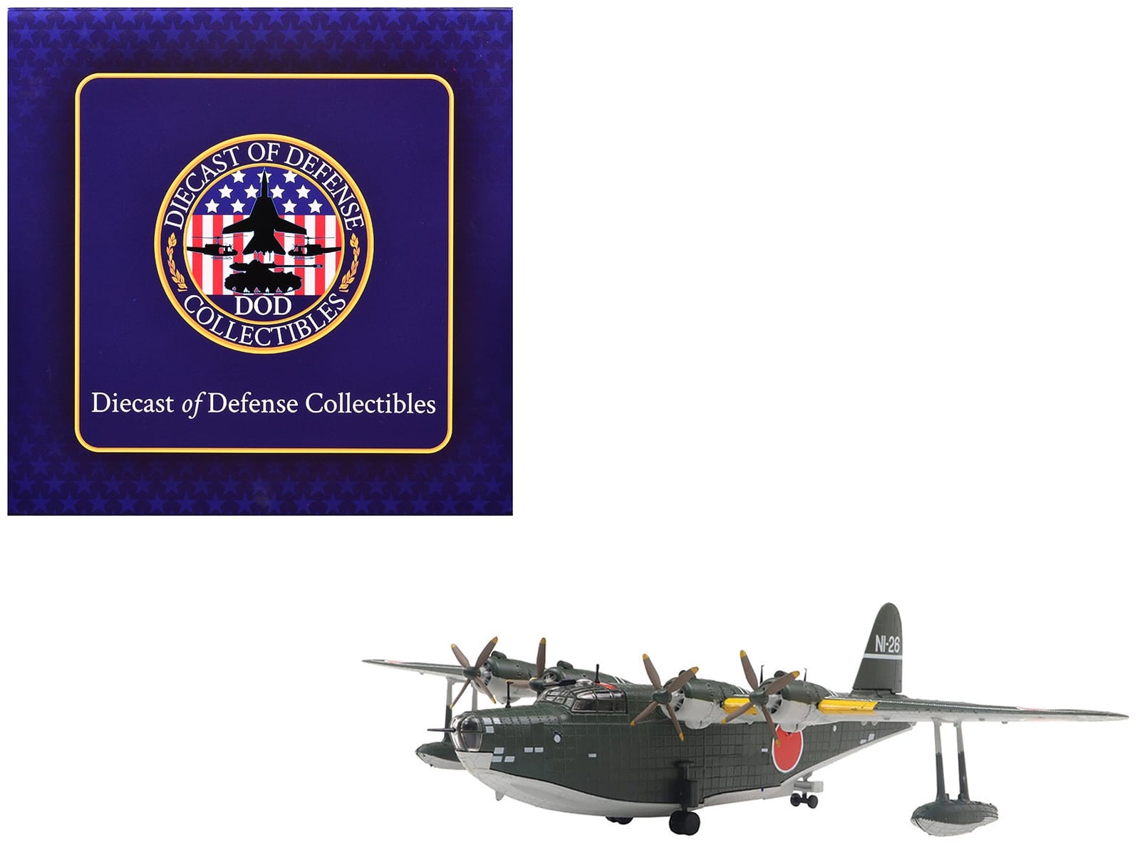 Kawanishi H8K2 "Emily" Aircraft "Imperial Japanese Navy Air Service" 1/144 Diecast Model by Diecast of Defense - Image 5