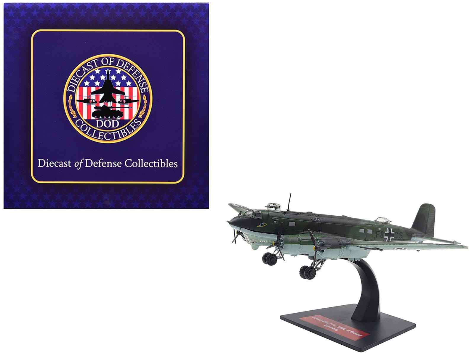 Focke-Wulf Fw 200C-4 Condor Aircraft "German Luftwaffe" 1/144 Diecast Model by Diecast of Defense - Image 5