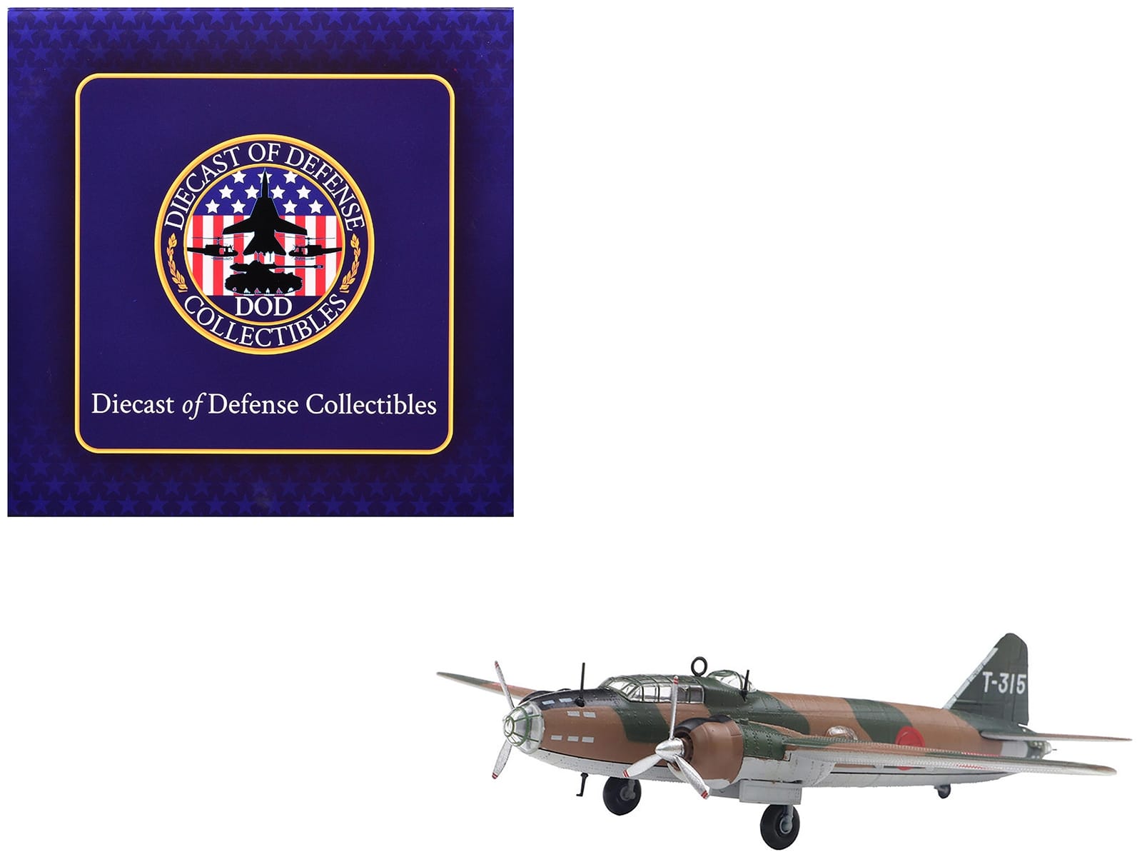 Mitsubishi G4M1 Type 1 Aircraft "Imperial Japanese Navy" 1/144 Diecast Model by Diecast of Defense - Image 5