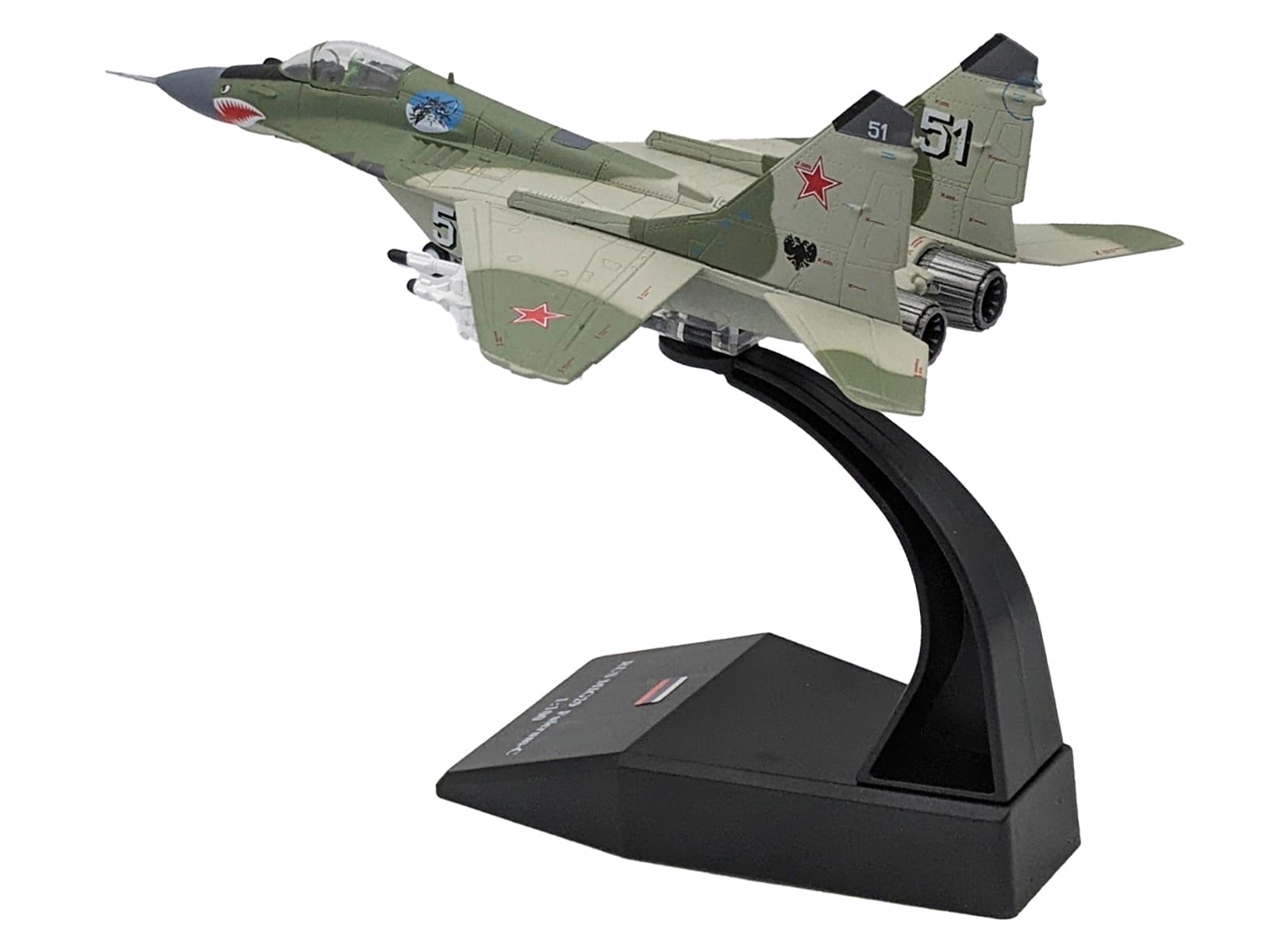 Mikoyan-Gurevich MiG-29 Fighter Aircraft "120th GvIAP Domna Airfield" (2001) Russian Air Force 1/100 Diecast Model Airplane - Image 3