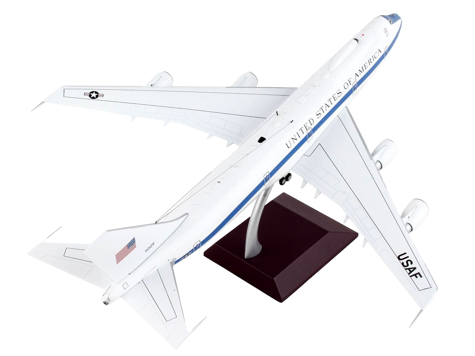 Boeing E-4B Military Aircraft “55th Wing 1st Airborne Command and Control Squadron Offutt Air Force Base” United States Air Force “Gemini 200” Series 1/200 Diecast Model Airplane by GeminiJets