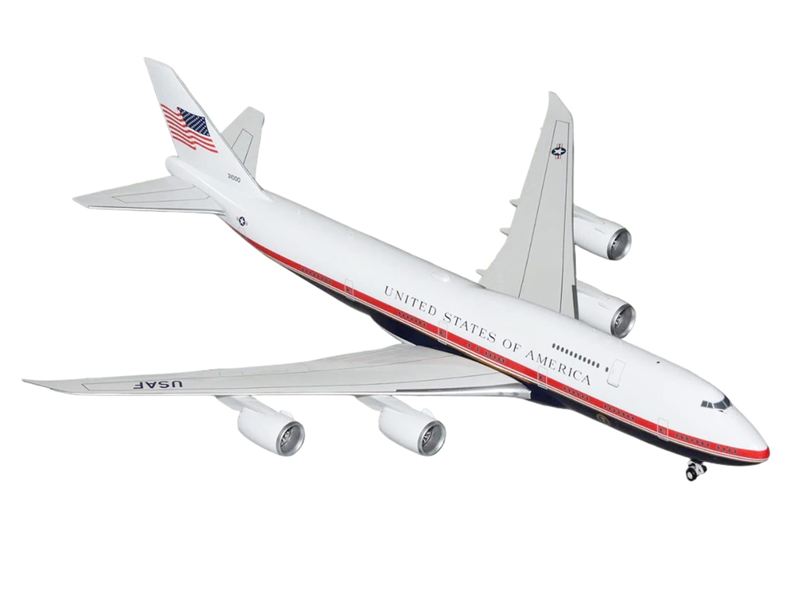 Boeing VC25B Transport Aircraft "Air Force One" (31000) United States Air Force "Gemini 200" Series 1/200 Diecast Model by GeminiJets - Image 2