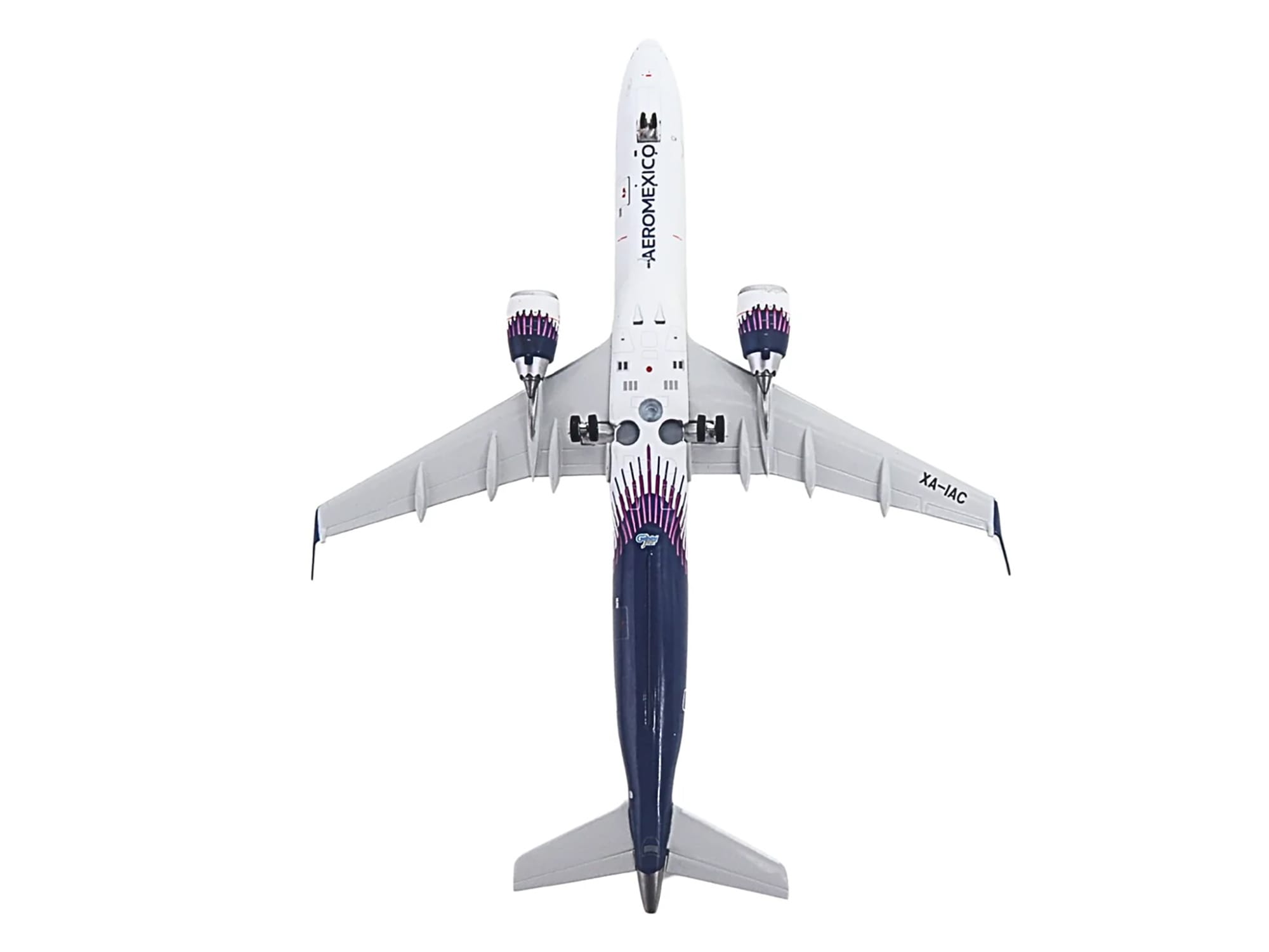 Embraer ERJ-190 Commercial Aircraft "Aeromexico Connect" (XA-IAC) White with Blue Tail "Gemini 200" Series 1/200 Diecast Model Airplane by GeminiJets - Image 5