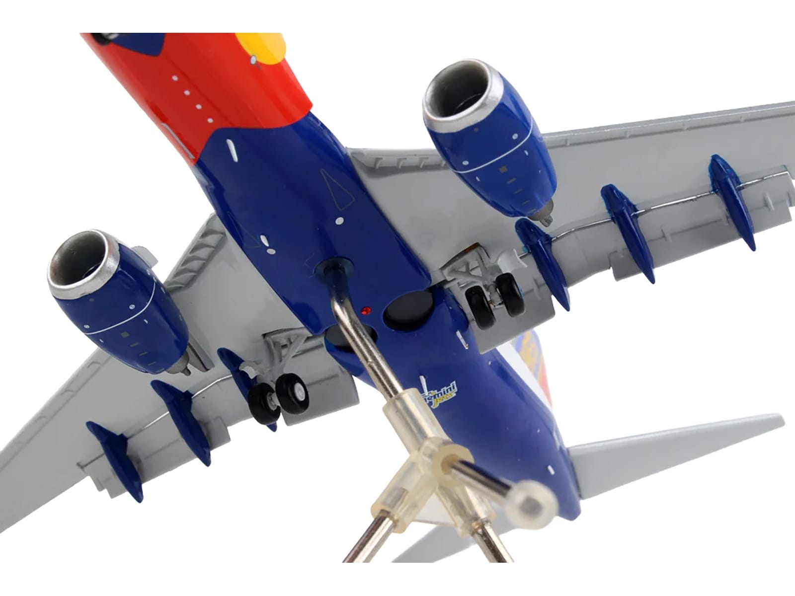 Boeing 737-700 Commercial Aircraft with Flaps Down Configuration "Southwest Airlines - Colorado One" (N230WN) White and Blue "Gemini 200" Series 1/200 Diecast Model Airplane by GeminiJets - Image 5