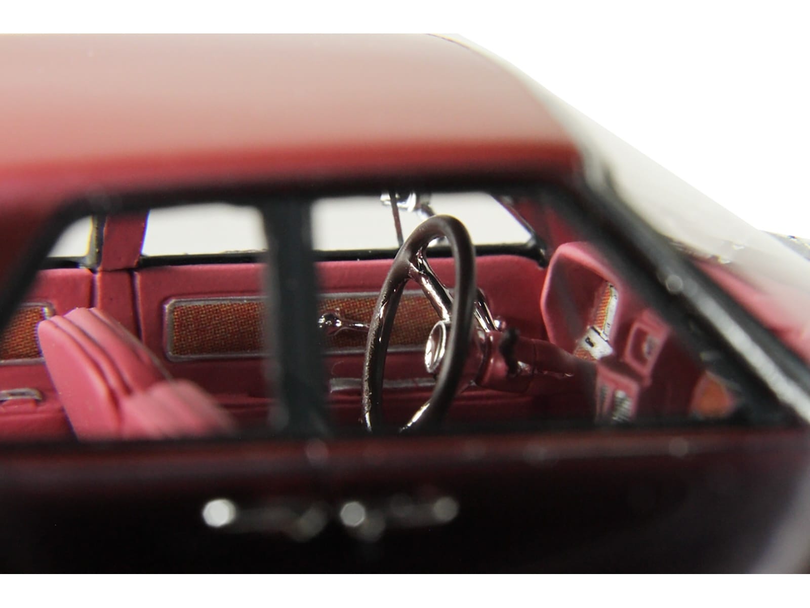 1962 Lincoln Continental Royal Red Metallic with Red Interior Limited Edition to 200 pieces Worldwide 1/43 Model Car by Goldvarg Collection - Image 2