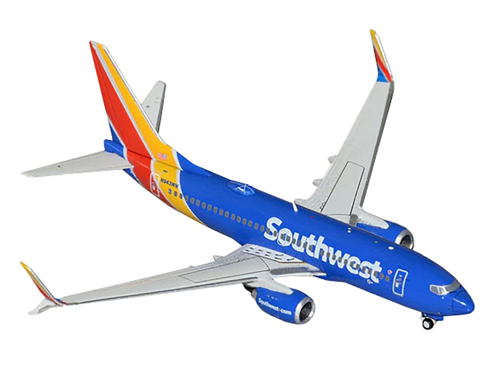 Boeing 737-700 Verkehrsflugzeug "Southwest Airlines" (N943WN) blau mit Streifen - Bild 1 von 3
