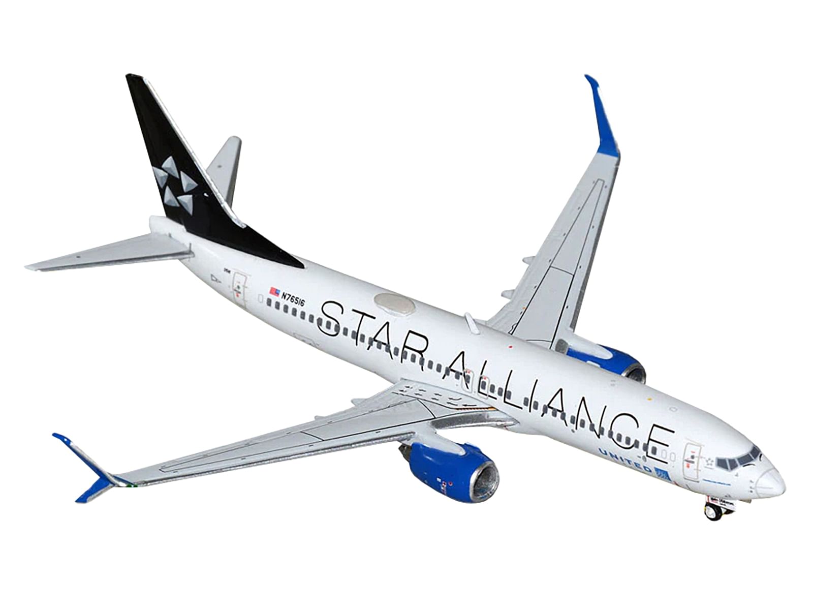 Boeing 737-800 Commercial Aircraft "United Airlines - Star Alliance" (N76516) Wh