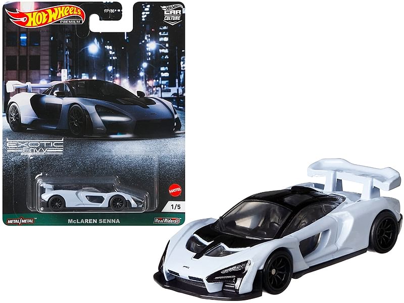 McLaren Senna Light Blue “Exotic Envy” Series Diecast Model Car by Hot Wheels