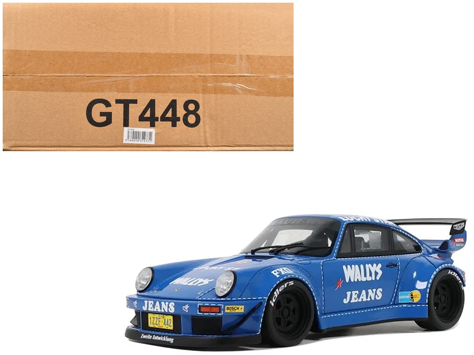 RWB Bodykit "OSHO Arrow" Blue 1/18 Model Car by GT Spirit - Image 5