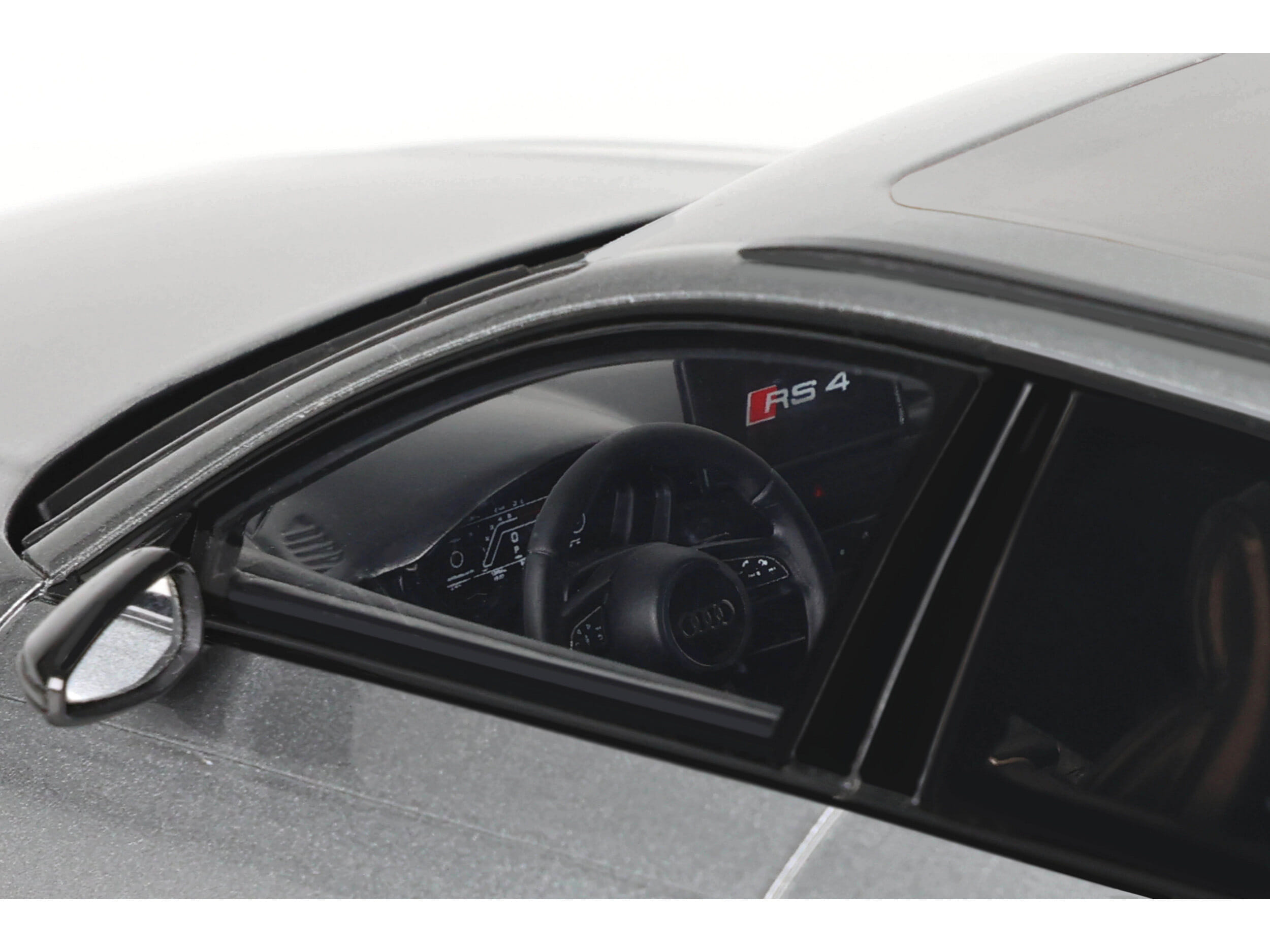 Audi RS 4 Competition Gray Metallic 1/18 Model Car by GT Spirit - Image 4