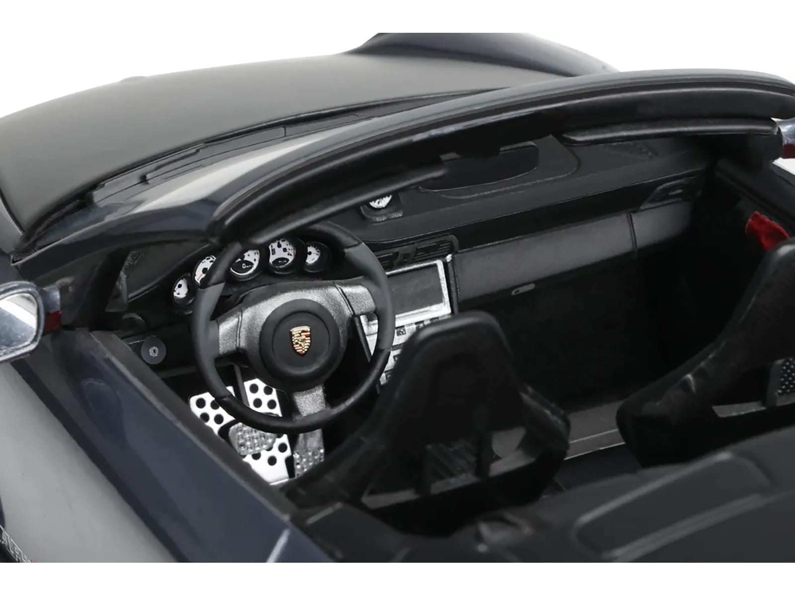Porsche 911 LB-Works Alpha 9 Gray with Black Hood 1/18 Model Car by GT Spirit - Image 2
