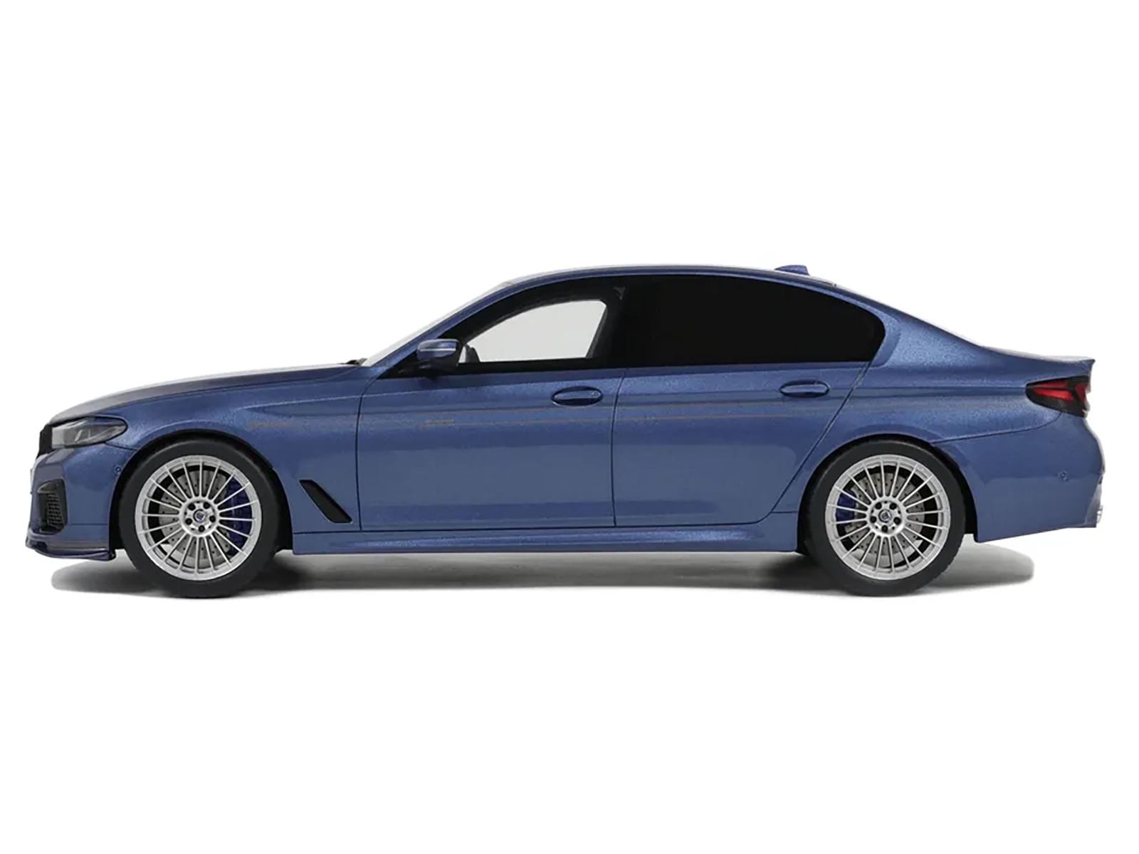 2023 BMW Alpina B5 Saloon Blue Metallic 1/18 Model Car by GT Spirit