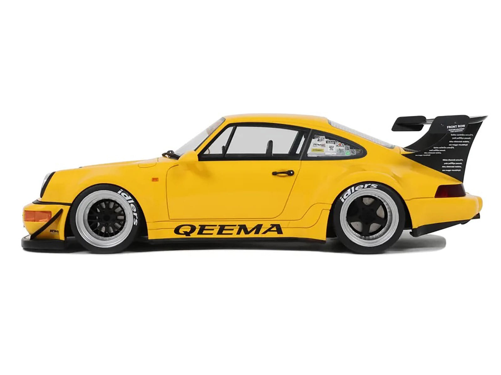 2024 Porsche 911 (964) RWB "Qeema" Yellow 1/18 Model Car by GT Spirit - Image 4