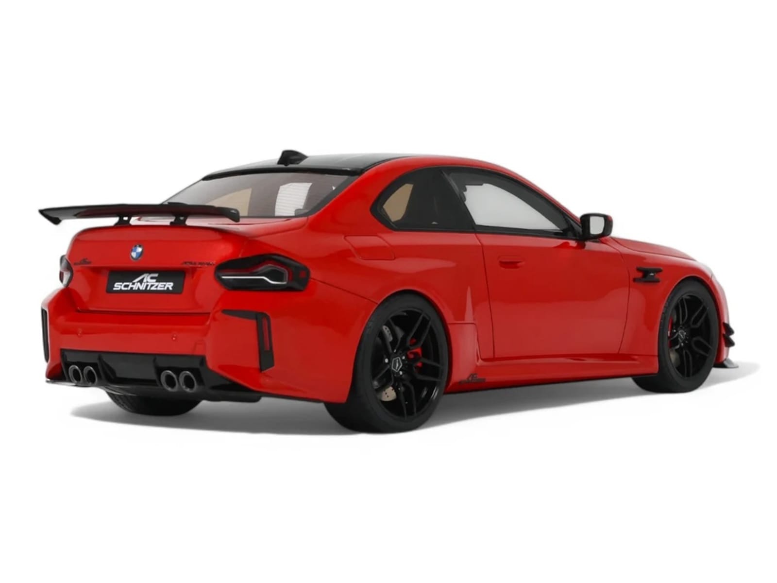 2023 AC Schnitzer ACS2 Sport (BMW M2) Toronto Red with Black Top 1/18 Model Car by GT Spirit - Image 5