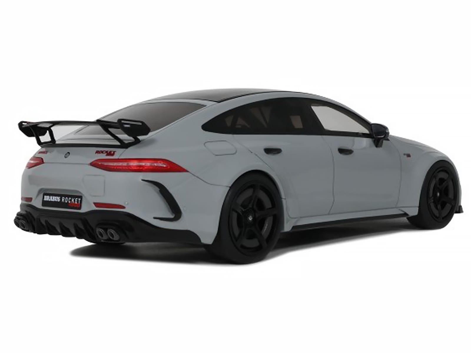 2024 Brabus Rocket 1000 Nardo Gray with Black Top 1/18 Model Car by GT Spirit - Image 5