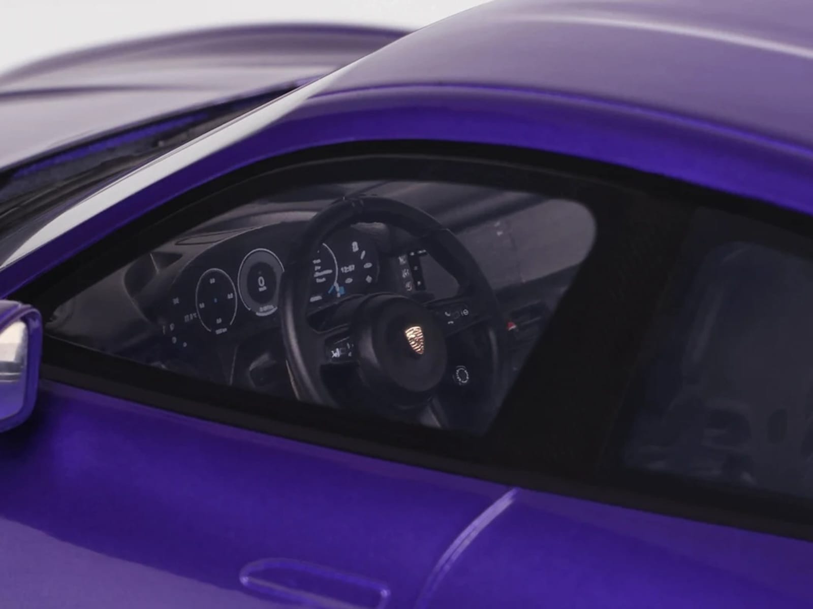 2023 Porsche Taycan Turbo GT Purple Sky Metallic 1/18 Model Car by GT Spirit - Image 2