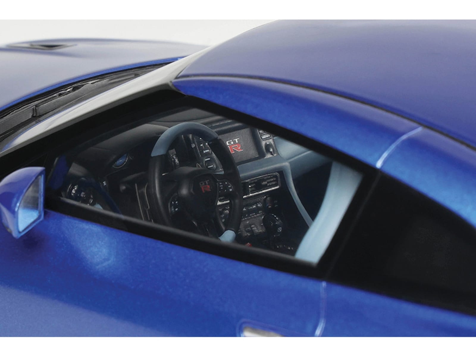 2024 Nissan GT-R Skyline Edition Bayside Blue Metallic 1/18 Model Car by GT Spirit - Image 3