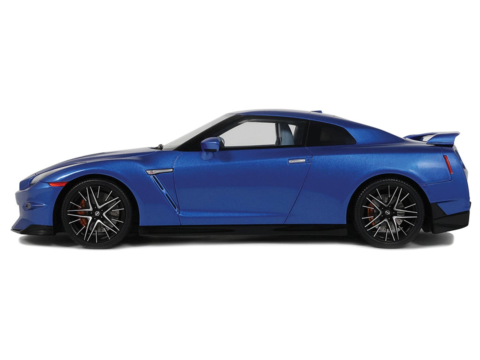 2024 Nissan GT-R Skyline Edition Bayside Blue Metallic 1/18 Model Car by GT Spirit - Image 4