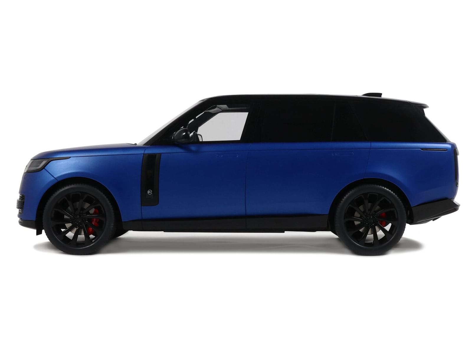 2024 Range Rover P615 SV Blue Metallic with Black Top 1/18 Model Car by GT Spirit - Image 4