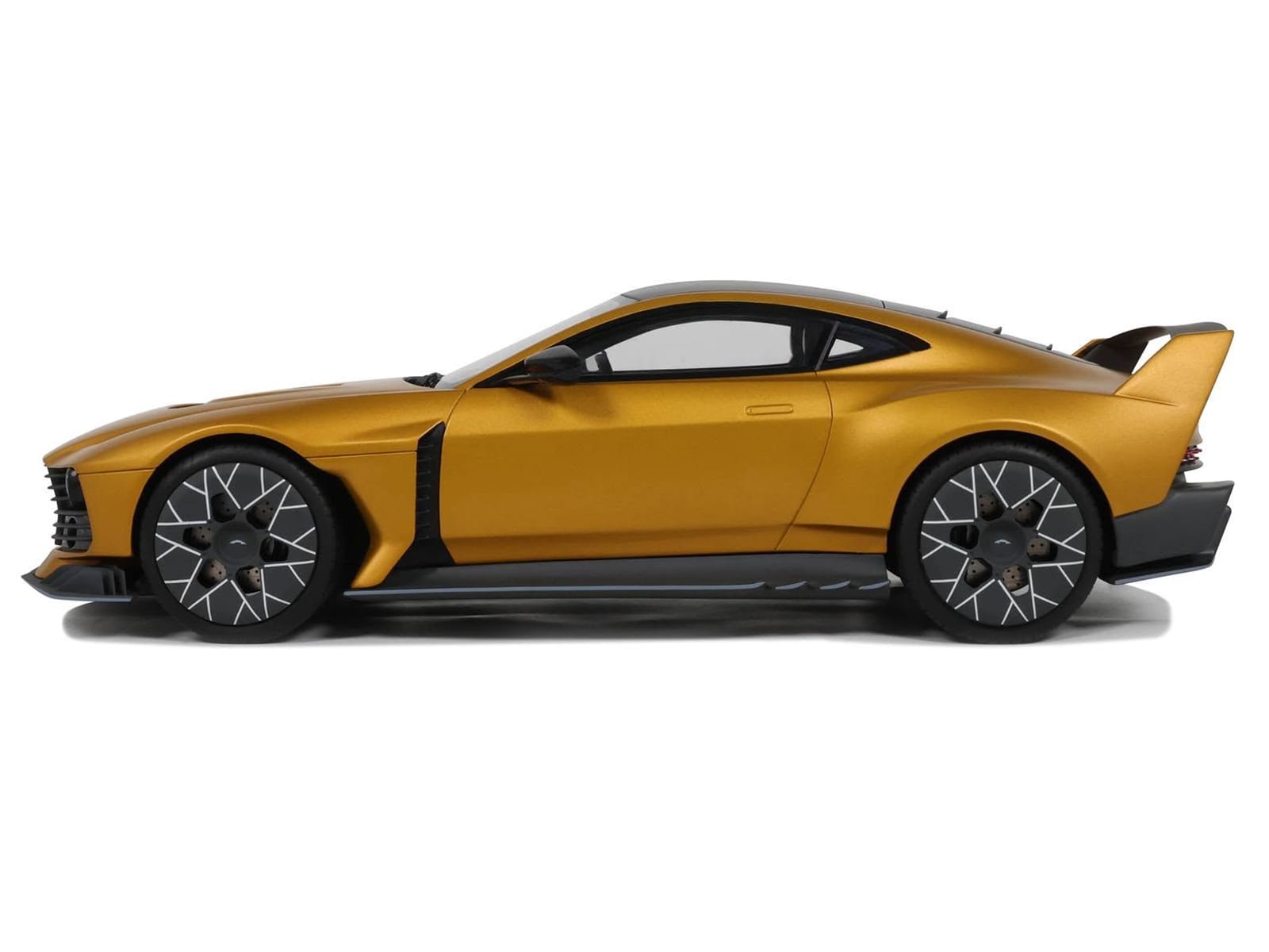 2024 Aston Martin Valiant Auric Gold Metallic with Black Top 1/18 Model Car by GT Spirit - Image 4