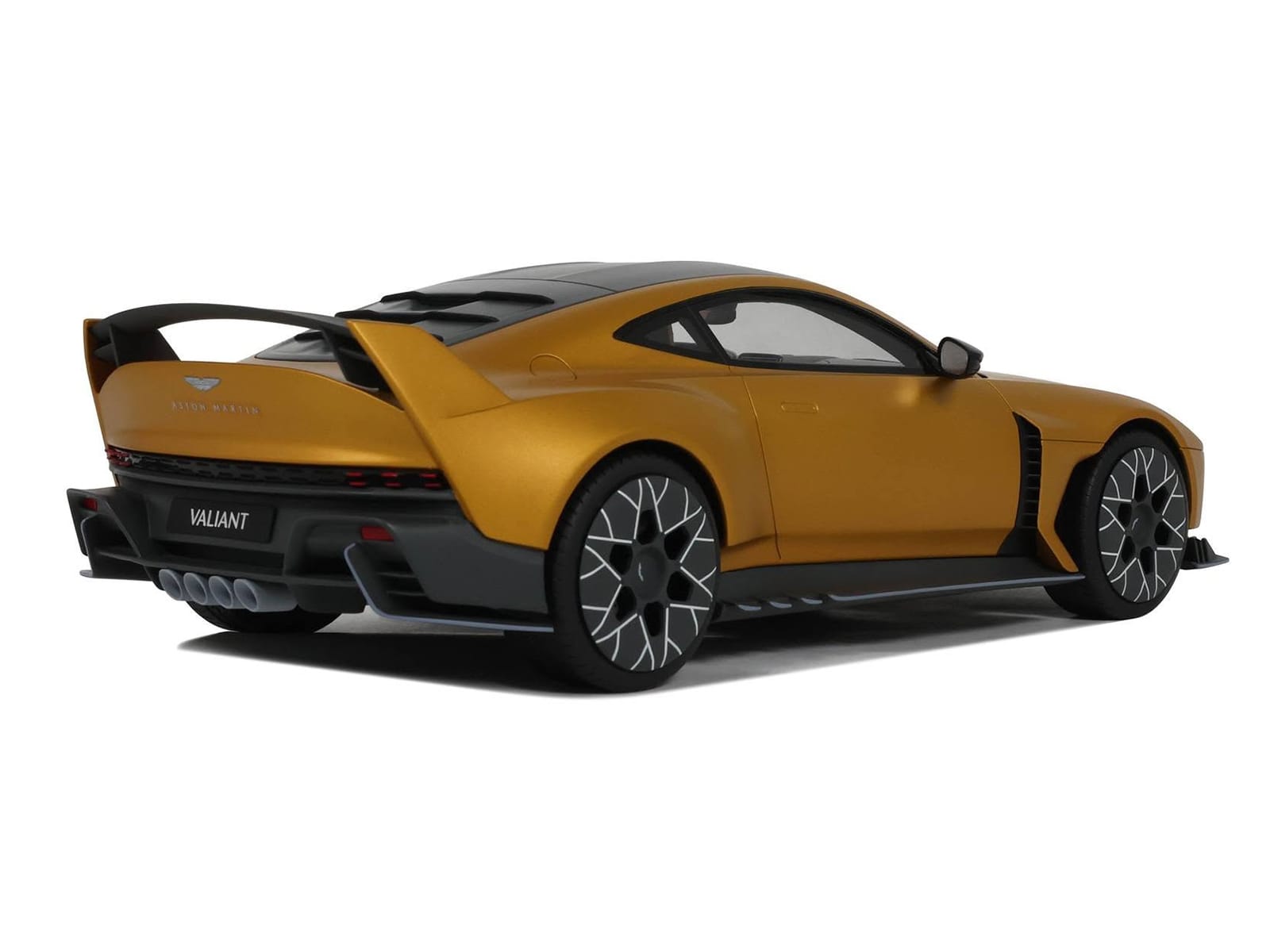 2024 Aston Martin Valiant Auric Gold Metallic with Black Top 1/18 Model Car by GT Spirit - Image 5