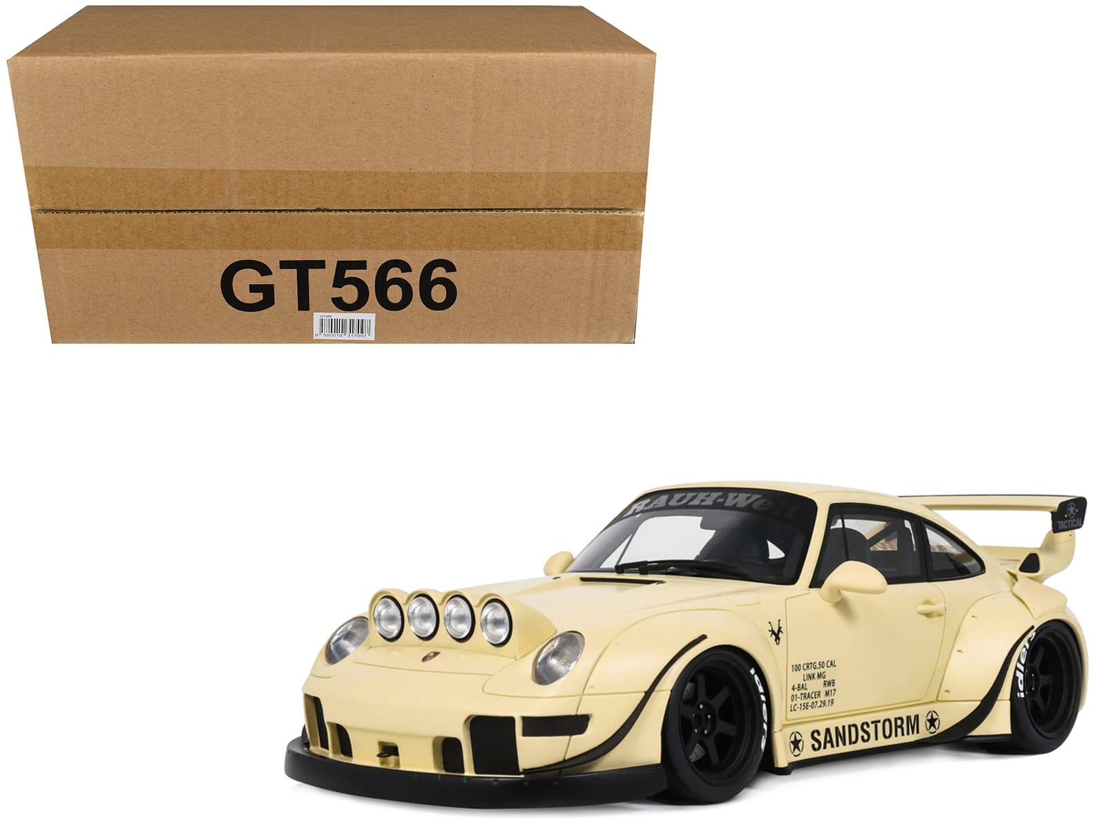 2023 RWB Sandstorm Beige 1/18 Model Car by GT Spirit