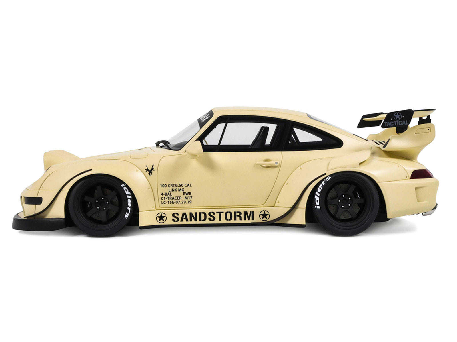 2023 RWB Sandstorm Beige 1/18 Model Car by GT Spirit - Image 4