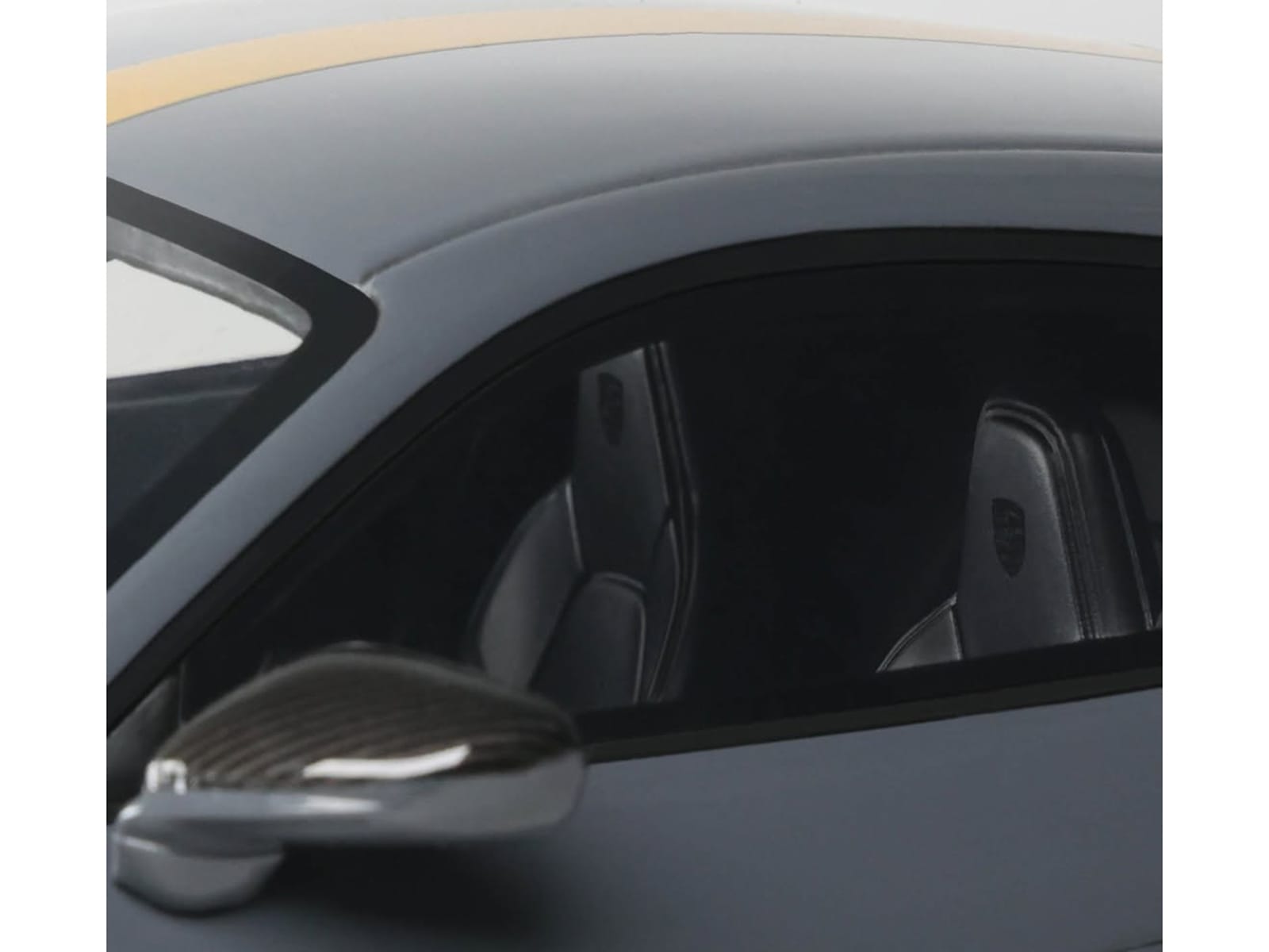 2025 Porsche 911 (992.2) GT3 Touring Gray with Gold Stripe 1/18 Model Car by GT Spirit - Image 3