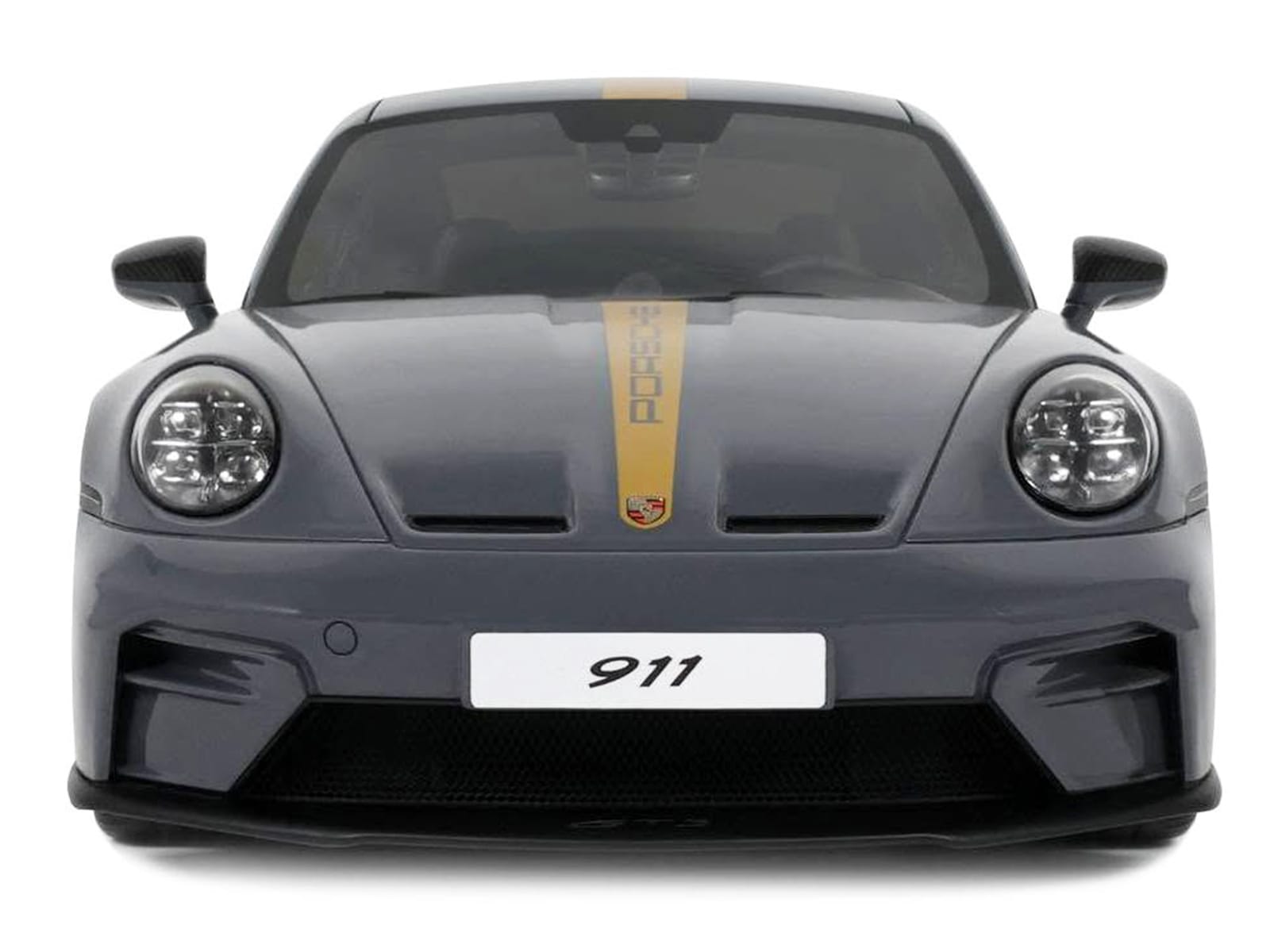 2025 Porsche 911 (992.2) GT3 Touring Gray with Gold Stripe 1/18 Model Car by GT Spirit - Image 4