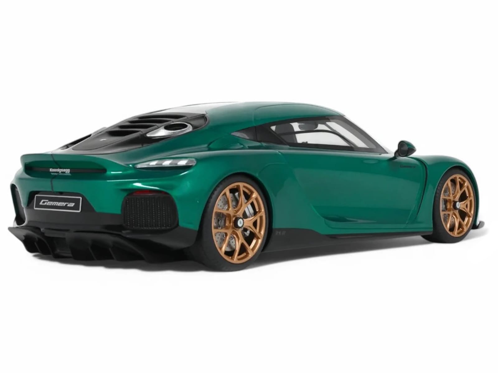 2024 Koenigsegg Gemera Racing Green Metallic 1/18 Model Car by GT Spirit - Image 5