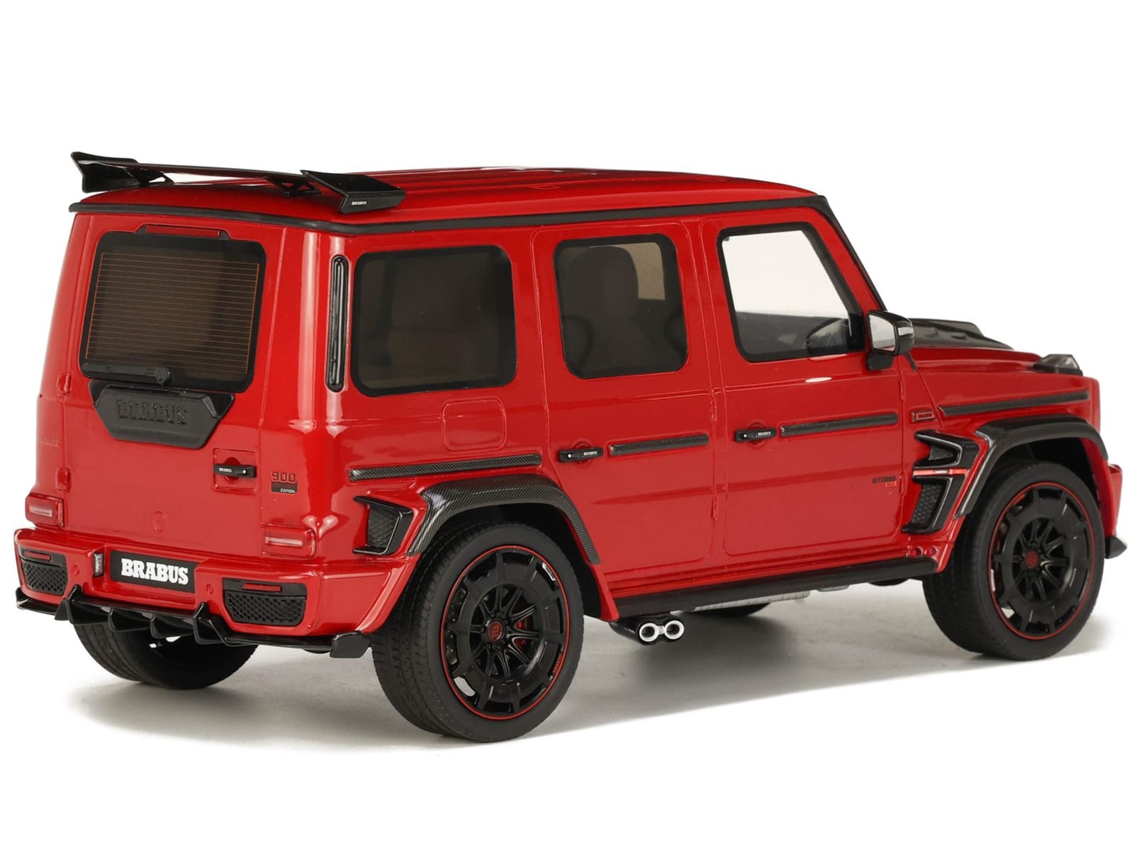 2022 Brabus 900 Rocket Edition Red with Carbon Hood 1/18 Model Car by GT Spirit - Image 2