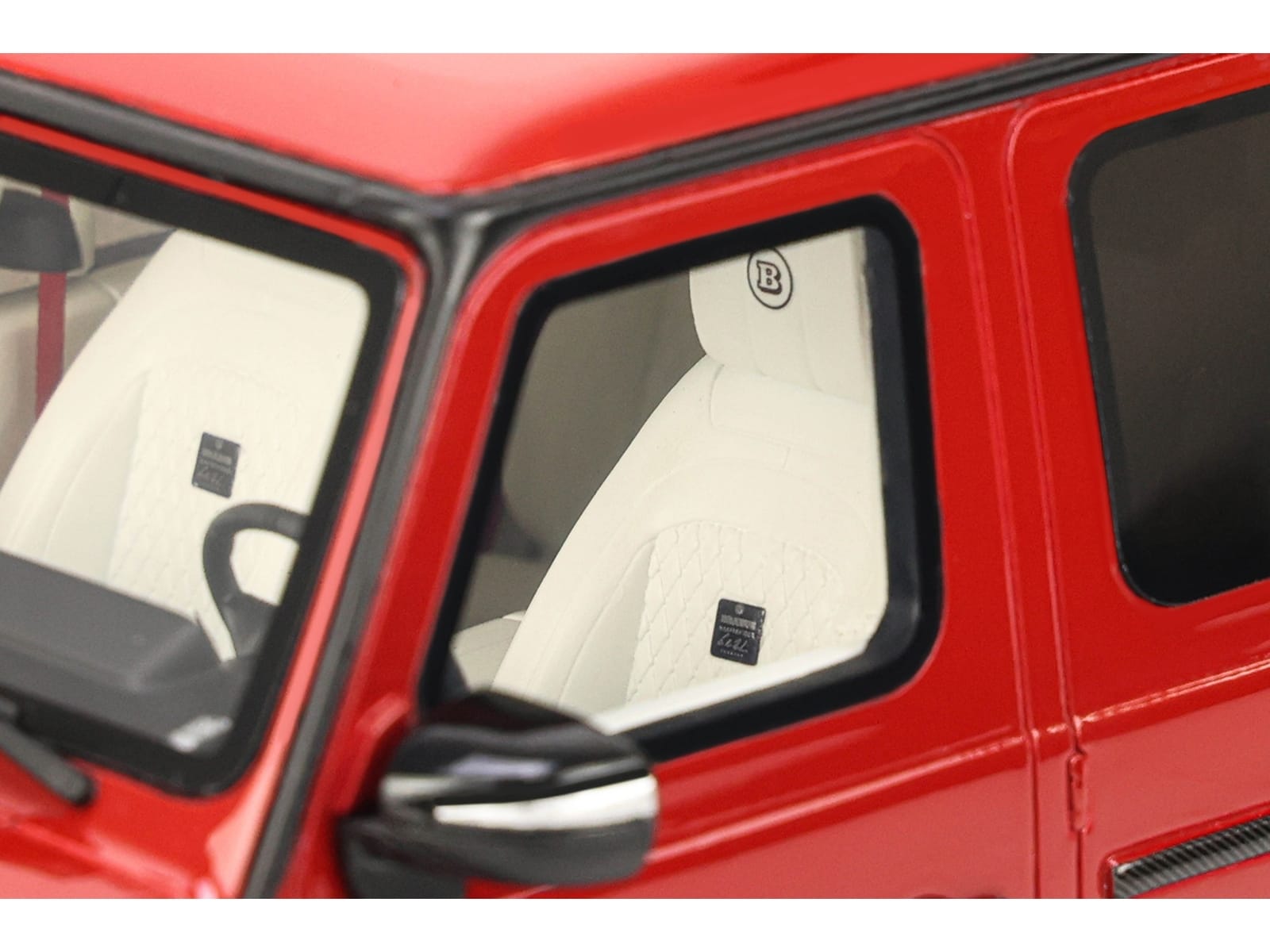 2022 Brabus 900 Rocket Edition Red with Carbon Hood 1/18 Model Car by GT Spirit - Image 5