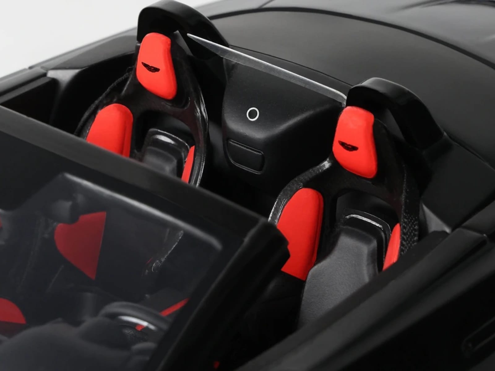 2023 Aston Martin V12 Vantage Roadster Onyx Black 1/18 Model Car by GT Spirit - Image 3