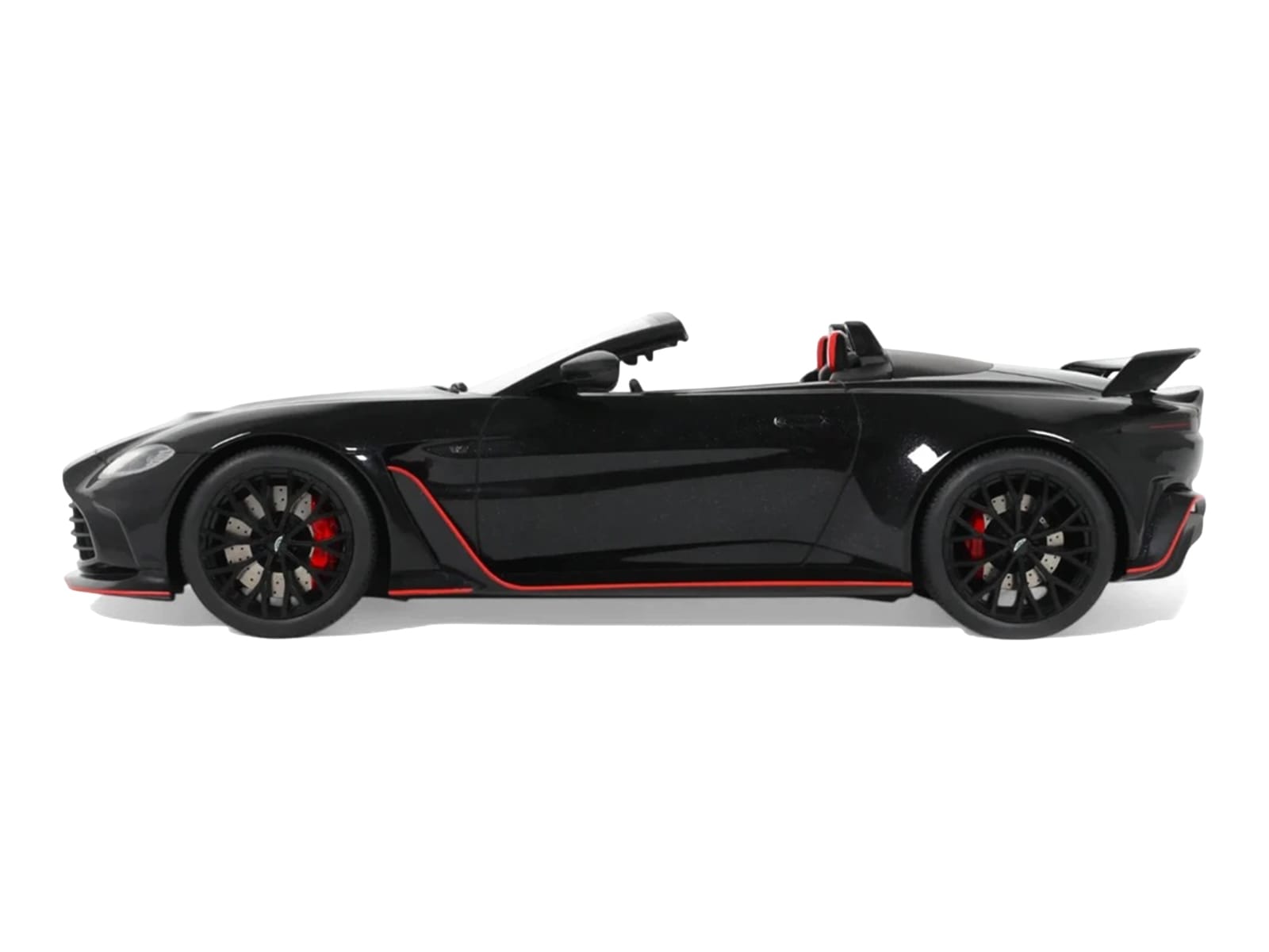 2023 Aston Martin V12 Vantage Roadster Onyx Black 1/18 Model Car by GT Spirit - Image 4