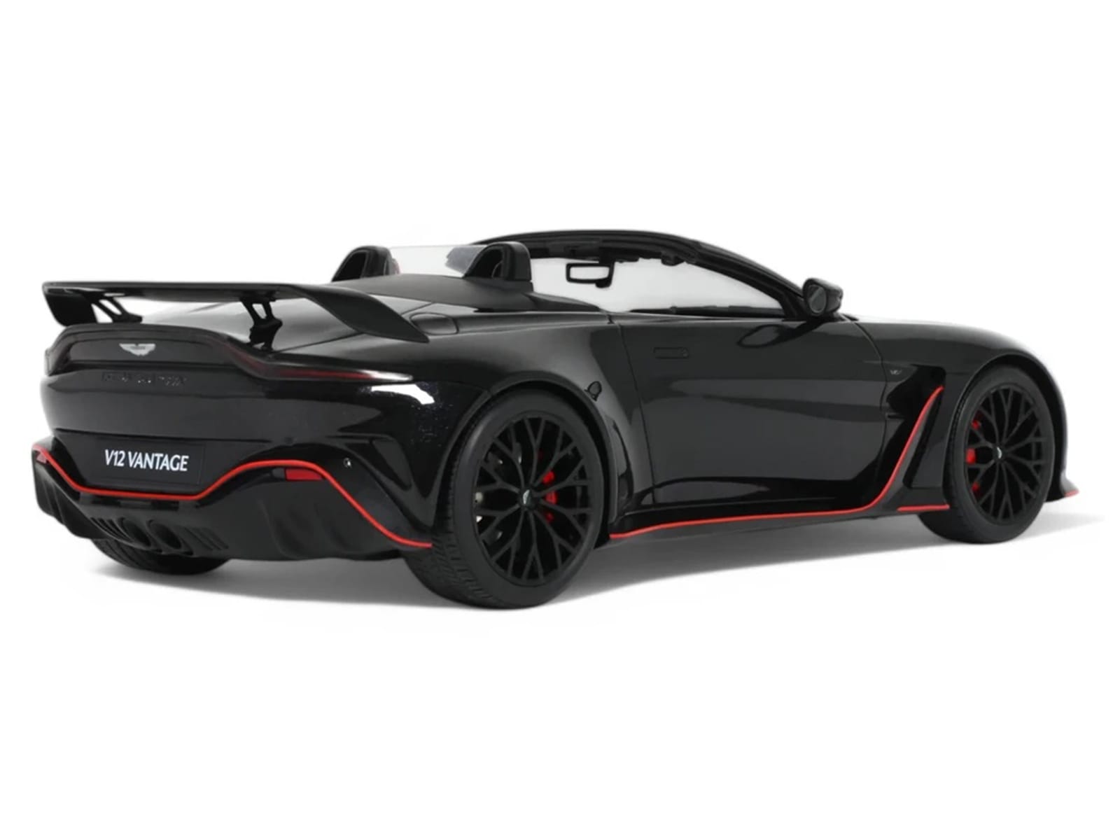 2023 Aston Martin V12 Vantage Roadster Onyx Black 1/18 Model Car by GT Spirit - Image 5